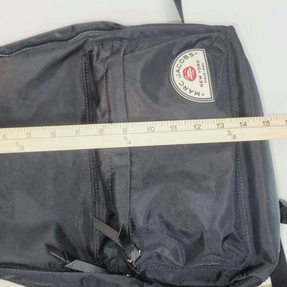 Marc Jacobs Large Collegiate Nylon Backpack in Black - Picture 12 of 16